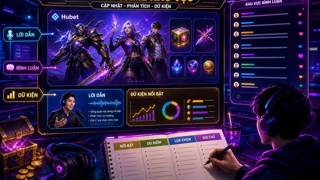 Giải mã buổi phát game: livestream Hubet có gì cần phân biệt giữa thông tin và bình luận?